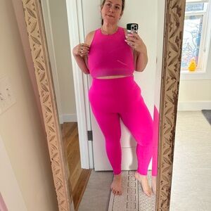 Hot pink fabletics seamless leggings